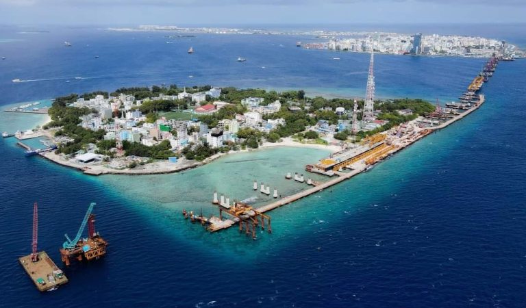 As PM Modi lands in Maldives, India’s largest gift rises from the Pacific: Read about the Thilamalé Bridge, the longest bridge in Maldives entirely funded and being built by India