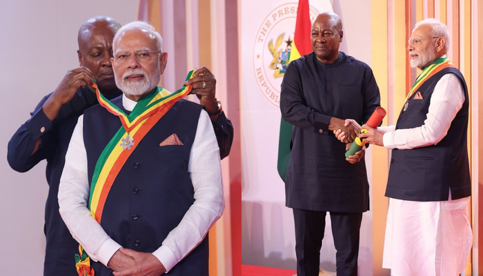 PM Modi conferred with the highest civilian award of Ghana, signed four MoUs with the African nation, shared UPI’s payment experience: Details from his visit