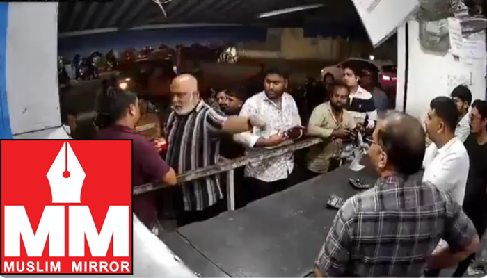 Muslim man abuses Hinduism in public, says ‘stone worshippers are not trustworthy’, Islamic propaganda outlet presents him as the victim