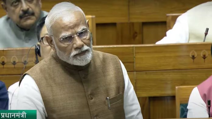 PM Modi lok sabha operation sindoor