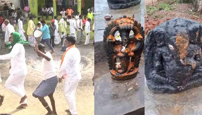 Karnataka: While Hindus honour Muharram in Muslim-less village, a Muslim man desecrates Ganesha idol in Shivamogga