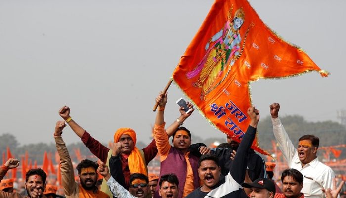 Aaj Tak journalist questions the Brajmandal Yatra citing 2023 Nuh violence, where Muslim mobs attacked Hindu, but fails to question Islamists, tries to put blame on Hindus