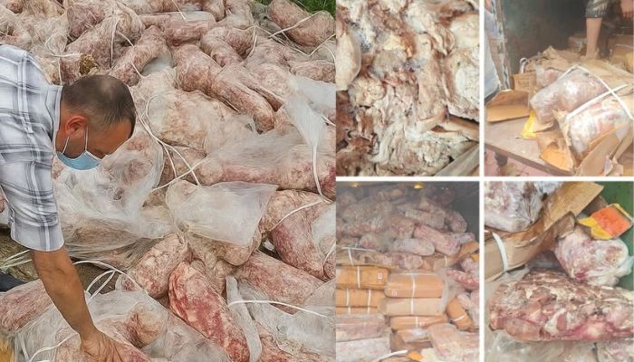 12,000 kg rotten meat seized in Jammu and Kashmir, the  chemically-treated rotten meat was sourced from Delhi’s Ghazipur mandi and sold in J&K restaurants