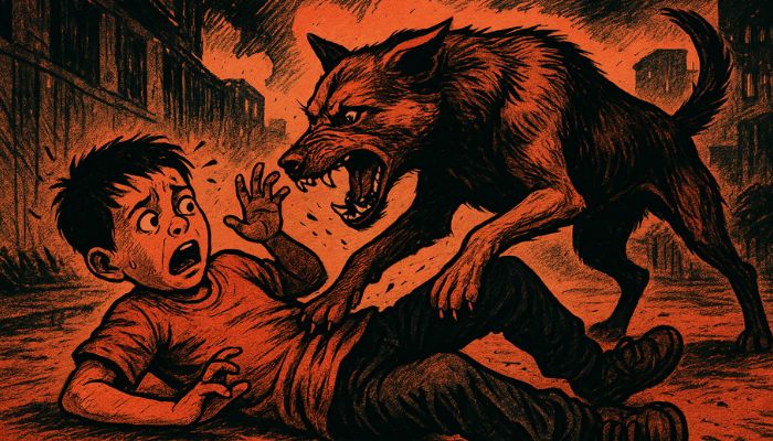 Eight-year-old boy attacked by stray dog in Amroha, Uttar Pradesh