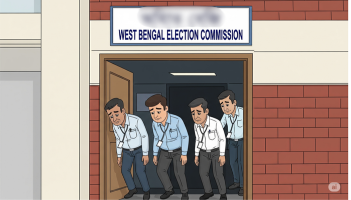 Bengal: ECI suspends 4 officers after reports of massive lapses and violation in voter registration database, says login credentials were shared with outsiders