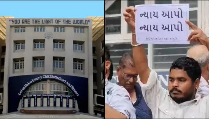Hindu student killed by Muslim students in Ahmedabad school, parents protest, say not the first incident of attacking Hindus