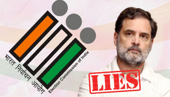 Rahul Gandhi peddles lies about house addresses of voters in Bihar.