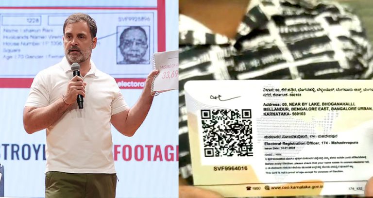 Rahul Gandhi cited voters with house number 0 as proof of “vote theft”, now several real voters with house number 0 on their voter IDs speak out: Read details