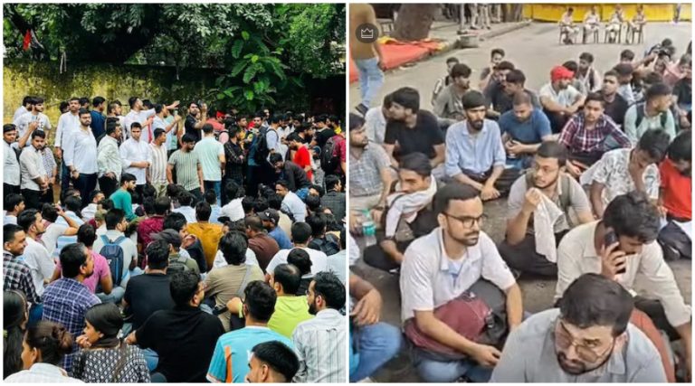 Protests break out against the mismanagement in SSC examination, applicants demand immediate reforms in the exam, cite rampant tech issues