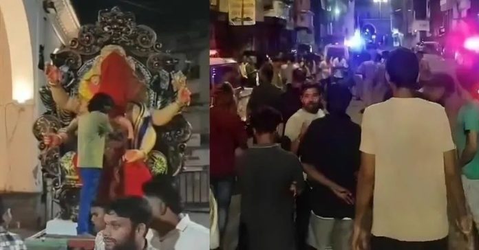 Ruckus during Gujarat Ganesh Puja