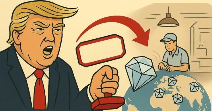 Donald Trump tariffs diamonds