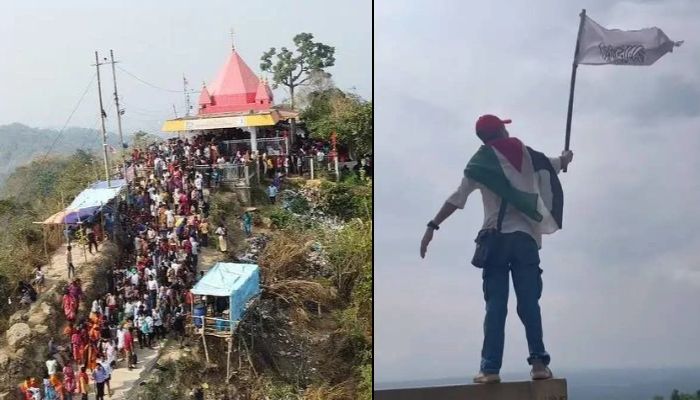 Extremist Unfurls Taliban Flag on Hindu Site in Bangladesh