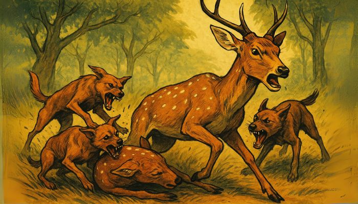 Stray Dog Attack Leads to Death of Two Deer in Chhattisgarh