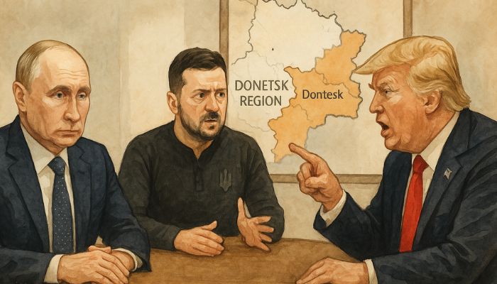 Putin Told Trump Ukraine Must Cede Donetsk to End War