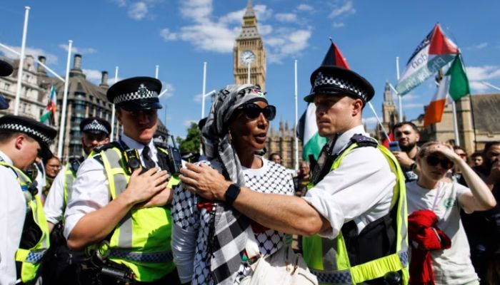 London Police Arrest 466 at Palestine Action Protest