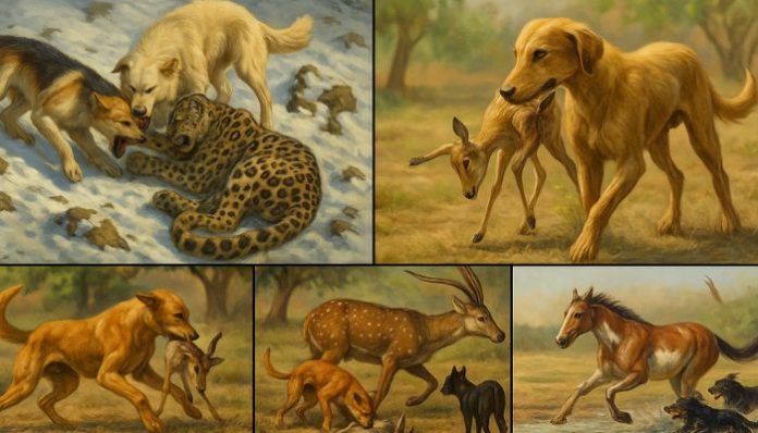 Feral dogs attacking endangered wildlife in India’s forests, grasslands, and wetlands