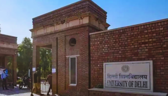 Delhi University Students Union elections are being held today.