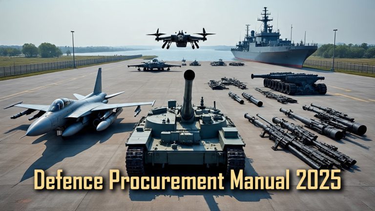 Defence minister approves new Defence Procurement Manual aimed at achieving self-reliance in fulfilling the needs of the Armed Forces