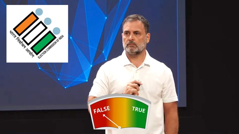 Election Commission debunks Rahul Gandhi’s latest lies on ‘vote chori’, clarifies nobody can delete any vote online