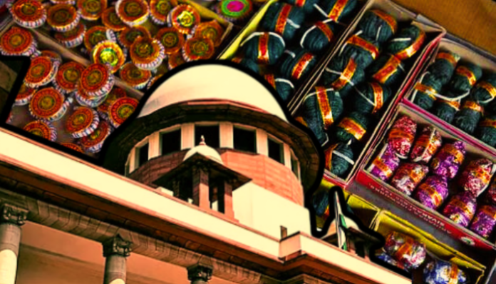 The Supreme Court questioned as to why the firecrackers ban not be implemented across the country.