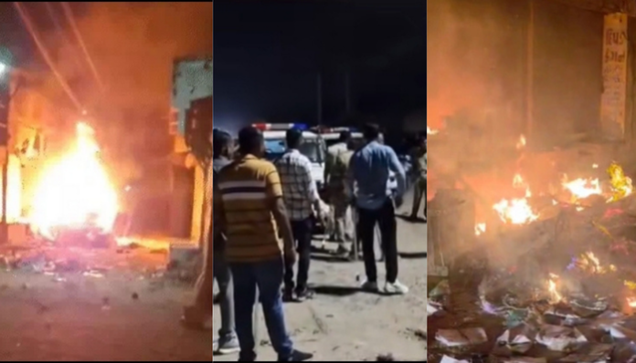 A Muslim mob attacked a Garba celebration in Gandhinagar.