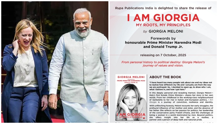 ‘It is her Mann Ki Baat’: PM Modi writes foreword for book ‘I Am Giorgia’, a memoir by Italian PM Giorgia Meloni