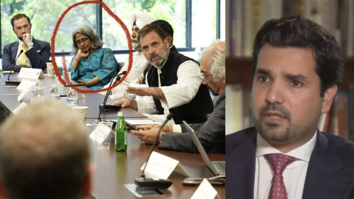 Rahul Gandhi Qatar ambassador Hudson seminar