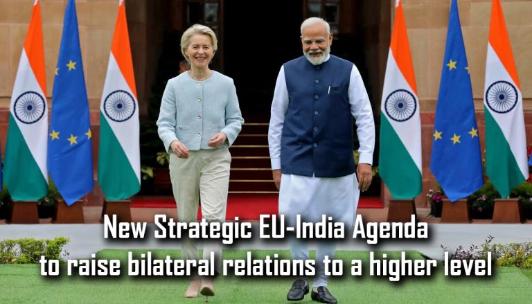 EU announces new strategic agenda to raise bilateral relations to a higher level to boost trade, defence cooperation, and tackle global challenges together