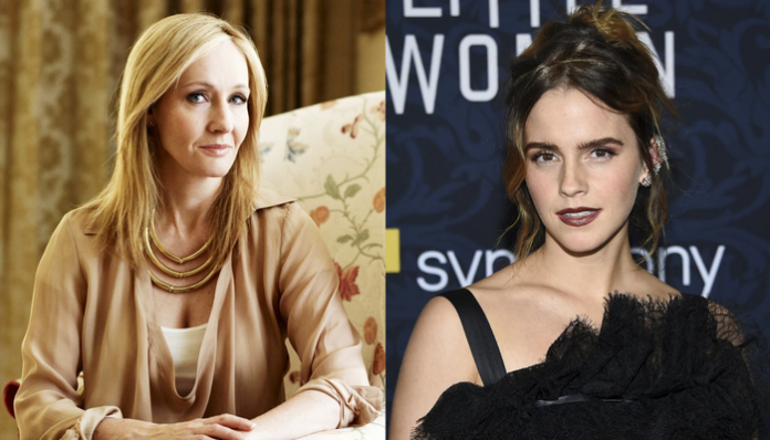 Author JK Rowling calls actor Emma Watson ignorant.