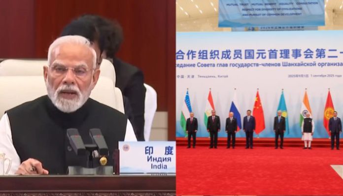 Prime Minister Narendra Modi addressed the plenary session of the SCO