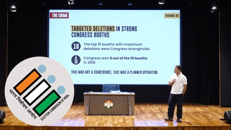 Election Commission clarifies Rahul Gandhi’s ‘6,018 votes deleted’ claim, says FIR already filed for 5,994 incorrect and rejected applications