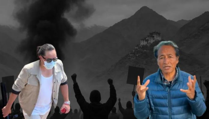 A conspiracy to provoke turmoil in Ladakh.