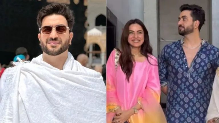 ‘I’ll slit their throat…’: Aly Goni cites Quran to defend his silence at Ganesh Puja, but dragging his non-Muslim girlfriend to mosque in abaya becomes his idea of ‘secularism’