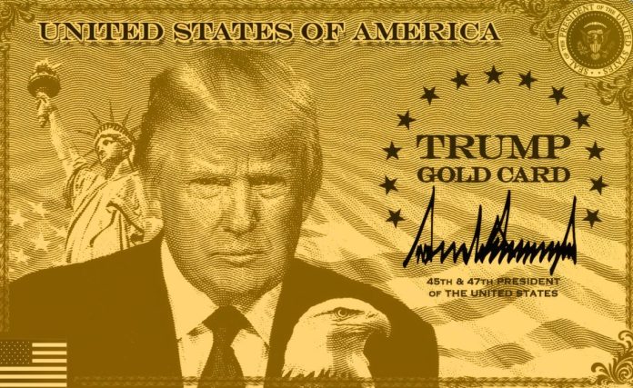Donald Trump Gold card visa