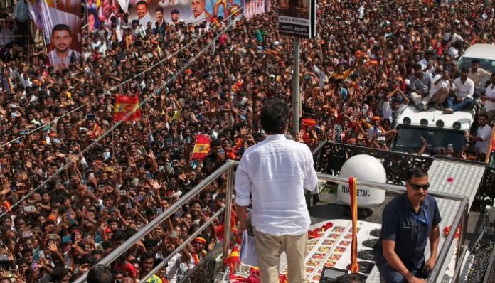 Crowd chaos at Vijay’s Karur rally where stampede killed 39 people after hours of waiting in overcrowded conditions