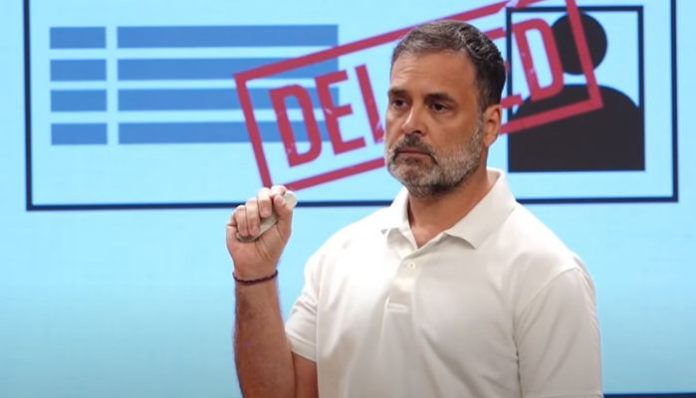 Rahul Gandhi accuses CEC of shielding vote chors, alleges software-driven deletions targeting Congress voters in Karnataka and Maharashtra
