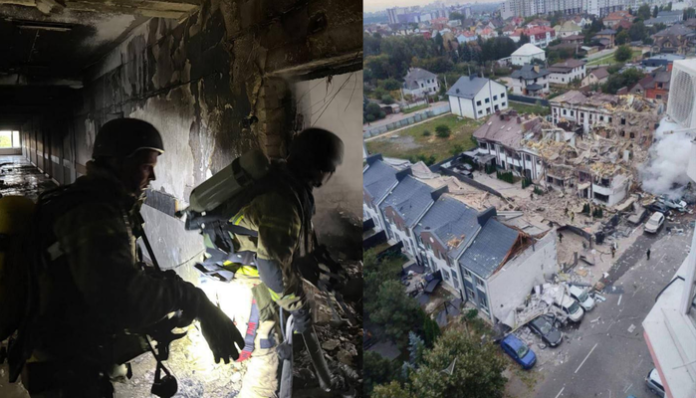 Russia fired several missiles and drones on Ukraine.