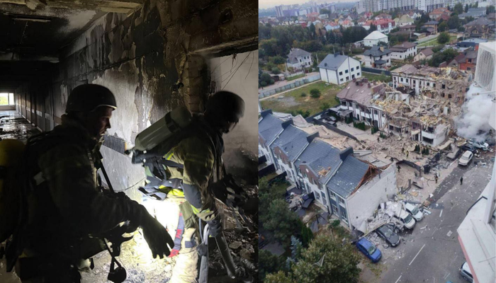 Russia fired several missiles and drones on Ukraine.
