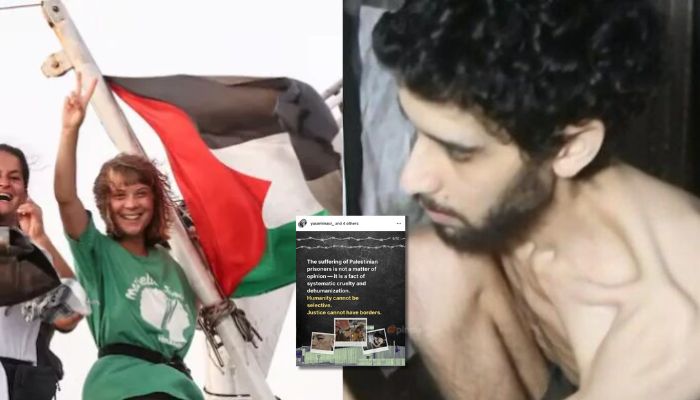 Greta Thunberg and Global Sumud Flotilla pass off emaciated Israeli hostage in Hamas captivity as Palestinian detained by Israel