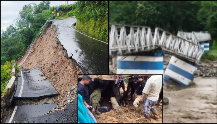 Several people are feared dead in the landslide in Darjeeling.