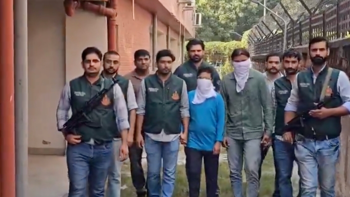 Two terrorists have been arrested in Delhi and Madhya Pradesh.