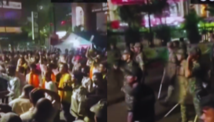 Muslim mob pelted stones at a Durga procession in Cuttack.