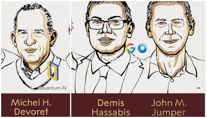 Google bags 3 Nobel Prizes in 2 years
