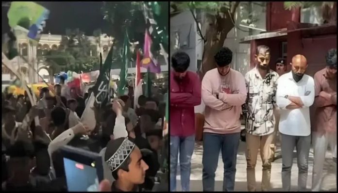 Sar Tan se Juda slogans raised during an Eid procession in Jamanagar.