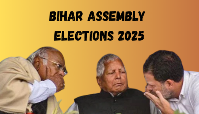 A tussle over seat distribution is taking place in the Mahagathbandhan in Bihar.