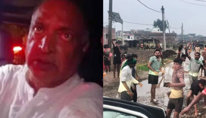 NDA candidate Anil Kumar was hurt along with others when his convoy was attacked in Gaya.