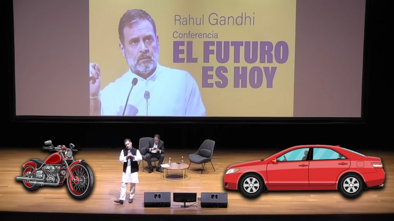 Rahul Gandhi claims cars are heavier than motorcycles to protect the driver from the engine: How his entire claim is absurd and defies logic