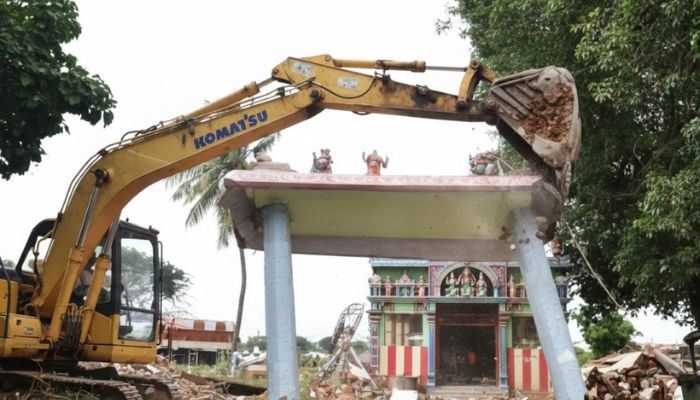 Jaipur Temple Demolished: Sparks Outrage and Controversy
