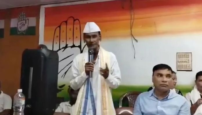 Assam Congress leader sparks outrage after singing Bangladesh’s national anthem during party meeting