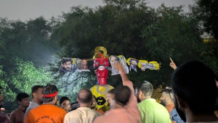 Durga Puja idol JNU attack